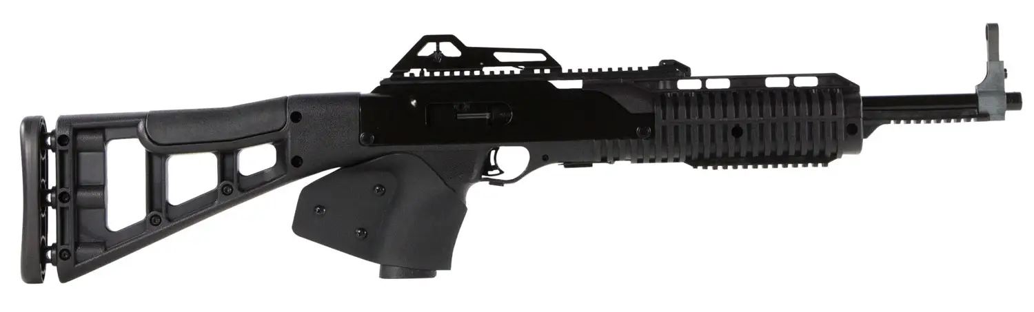 Hi-Point 995TSCA 995TS Carbine *CA Compliant 9mm Luger Caliber with 16.50" Barrel, 10+1 Capacity, Black Metal Finish, Black All Weather Molded Stock & Black California Paddle Grip Right Hand