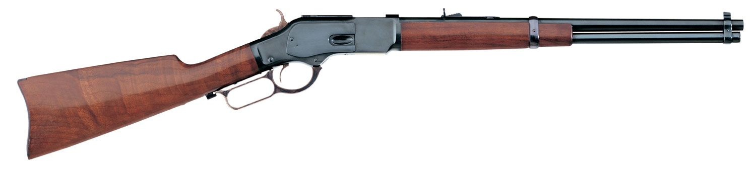 Taylors & Company 550282 1873 Carbine 357 Mag Caliber with 10+1 Capacity, 19" Blued Barrel, Color Case Hardened Metal Finish & Walnut Stock Right Hand (Full Size)