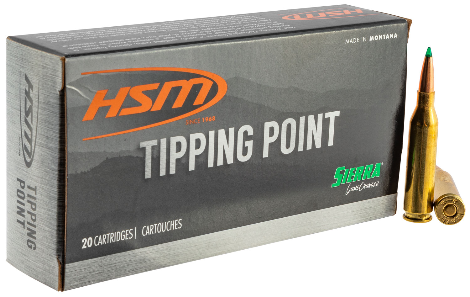 HSM 24322N Tipping Point Super Shock Tip 243 Win 95 gr Hornady SST 20 Per Box/ 25 Case