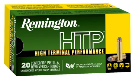 Remington Ammunition 22237 HTP  357Mag 110gr Semi Jacketed Hollow Point 20 Per Box/25 Case