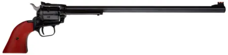 Heritage Mfg RR22B16AS Rough Rider  22 LR 6 Shot, 16" Black Steel Barrel, Black Zinc Alloy Frame, Black Cylinder, Cocobolo Grip, Hammer/Thumb Safety, Exposed Hammer