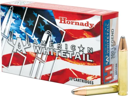 Hornady 81196 American Whitetail  350Legend 170gr InterLock 20 Per Box/10 Case