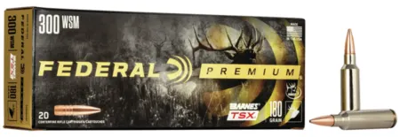 Federal P300WSMF Premium  300WSM 180gr Barnes TSX 20 Per Box/10 Case