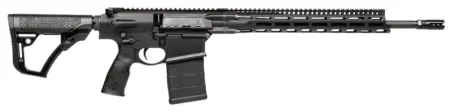 Daniel Defense 0215813210055 DD5 V4 *CA Compliant 7.62x51mm NATO 18" 10+1 Black Hard Coat Anodized Black Phosphate 6 Position w/SoftTouch Overmolding Stock Black Polymer Grip