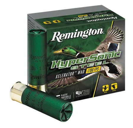 Remington Ammunition 26793 HyperSonic Steel 12Gauge 3.50" 1 3/8oz BBShot 25 Per Box/10 Case