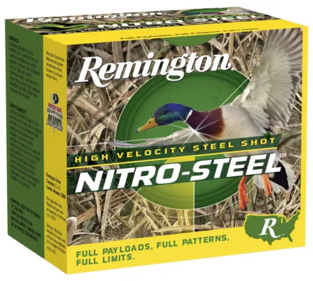 Remington Ammunition 20654 Nitro-Steel High Velocity 12Gauge 2.75" 1 1/4oz 2Shot 25 Per Box/10 Case