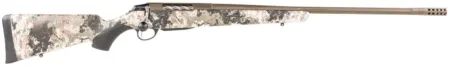 Tikka JRTXVW382 T3x Lite 6.5 Creedmoor 3+1 24.30" Fluted/Threaded, Midnight Bronze Cerakote Barrel/Rec, Veil Wideland Synthetic Stock, Interchangeable Grip, Muzzle Brake
