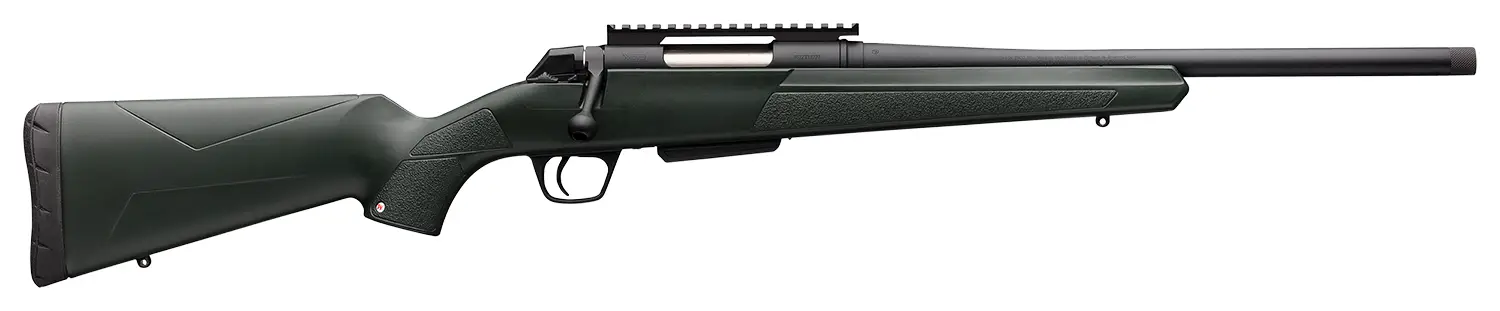 Winchester Repeating Arms 535757296 XPR Stealth 350 Legend Caliber with 4+1 Capacity, 16.50" Threaded Barrel, Black Perma-Cote Metal Finish & Green Synthetic Stock Right Hand (Full Size)