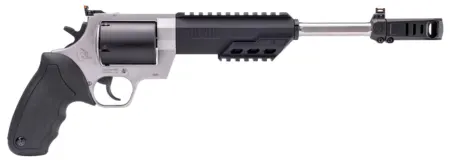 Taurus 2460105RH Raging Hunter  460 S&W Mag 5rd 10.50" Matte Black Oxide Barrel & Cylinder Matte Stainless Steel Frame Black Rubber with Integrated Cushion Insert Grip