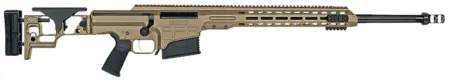 Barrett 18491 MRAD  308 Win 22" 10+1 Flat Dark Earth Cerakote Flat Dark Earth Folding with Adjustable LOP Stock Black Polymer Grip Right Hand