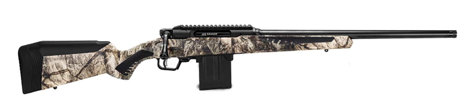 Savage Arms 57657 Impulse Predator Full Size 22-250 Rem 10+1 20" Matte Black Threaded Barrel, Matte Black Aluminum Receiver w/Picatinny Rail, Mossy Oak Terra Gila Synthetic AccuStock, Ambidextrous