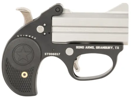 Bond Arms BAST Stinger  22 LR 2rd, 3" Double Matte Stainless Steel Barrel, Anodized Aluminum Frame, Black Nylon Grip, Rebounding Hammer, Crossbolt Safety
