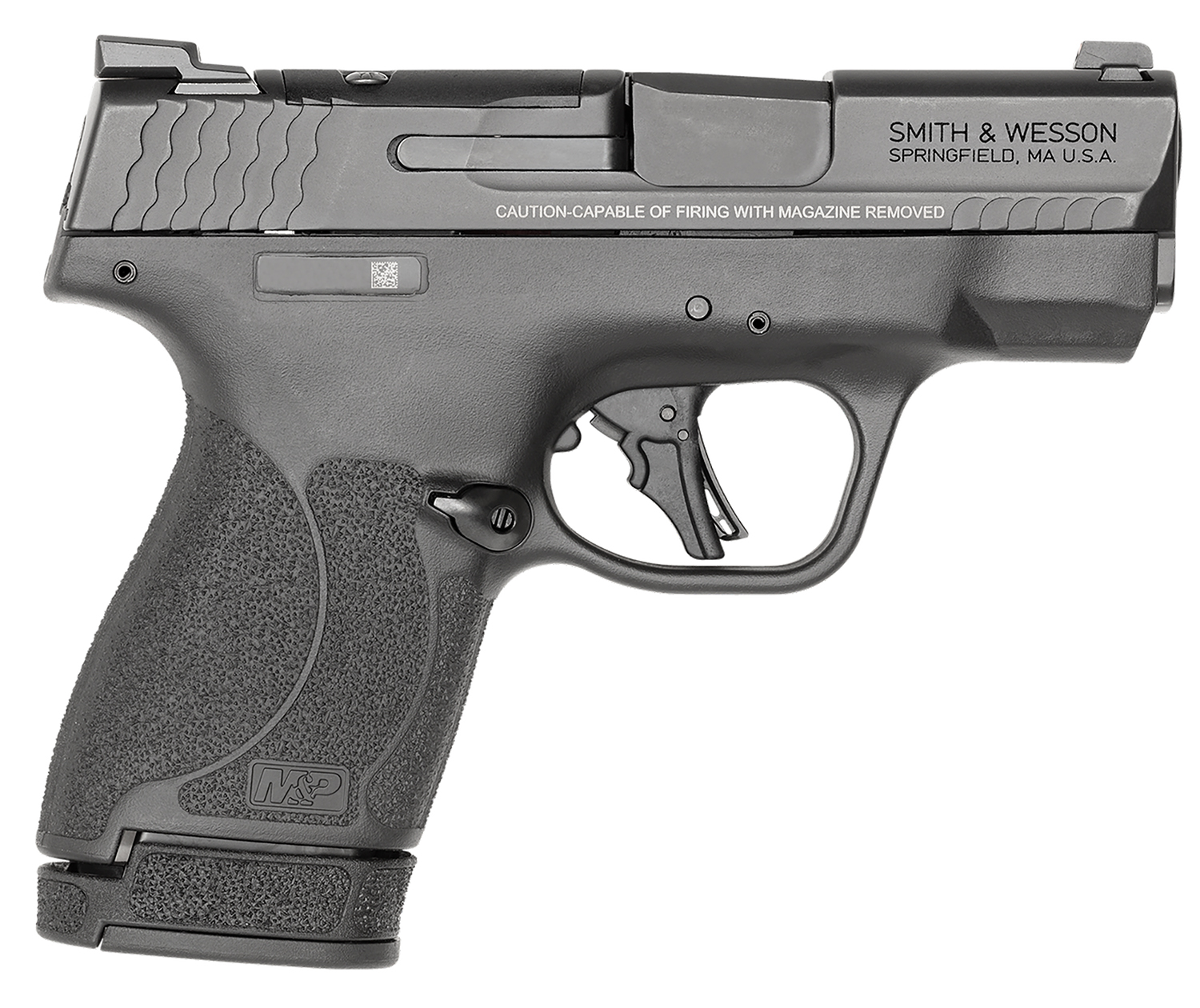 Smith & Wesson 13534 M&P Shield Plus Optic Ready Compact 9mm Luger 10+1/13+1 3.10", Black, Optic Cut Slide, Polymer Frame, Tritium Sights (NO Thumb Safety)