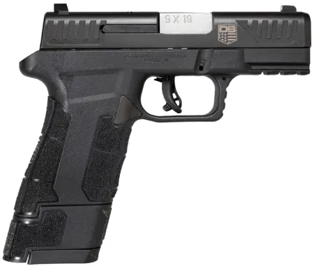 Diamondback DB0300P001 AM2  Sub-Compact Frame 9mm Luger 17+1, 3.50" Stainless Steel Barrel, Black Nitride Serrated Stainless Steel Slide, Black Polymer Frame w/Picatinny Rail & Polymer Grip