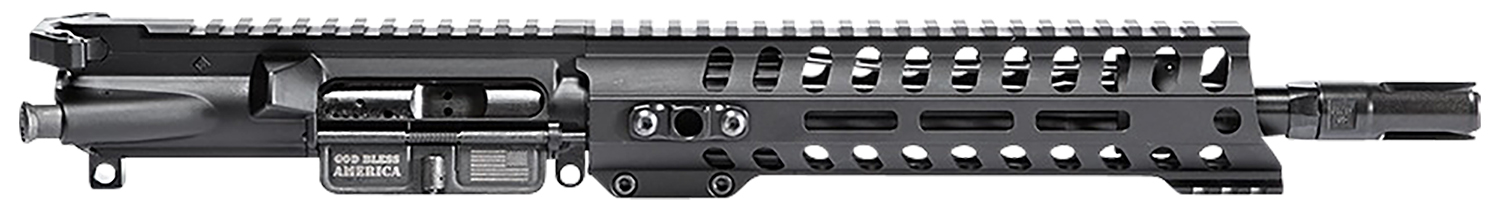 Patriot Ordnance Factory  Minuteman Complete Upper 5.56x45mm NATO 10.50" Black Nitride Barrel Aluminum Black Anodized Receiver 9" M-LOK Handguard Lo Pro DI Gas Block (Mid Length)