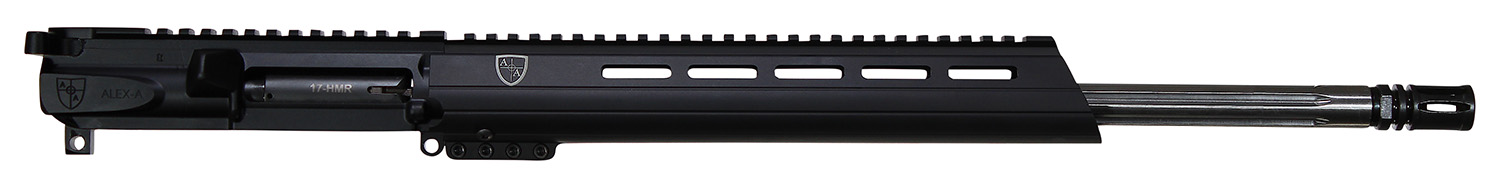 Alexander Arms UST17 Upper Parts Kits  17 HMR 18" Black Cerakote Aluminum Receiver M-LOK Handguard for AR-15 Includes 2 Mags