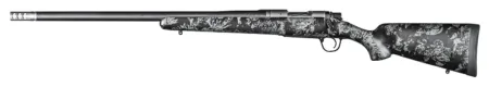 Christensen Arms 8010618200 Ridgeline FFT 300 Win Mag 3+1 22" Carbon Fiber/Threaded Barrel, Stainless Steel, Black with Gray Accents Stock, Left Hand