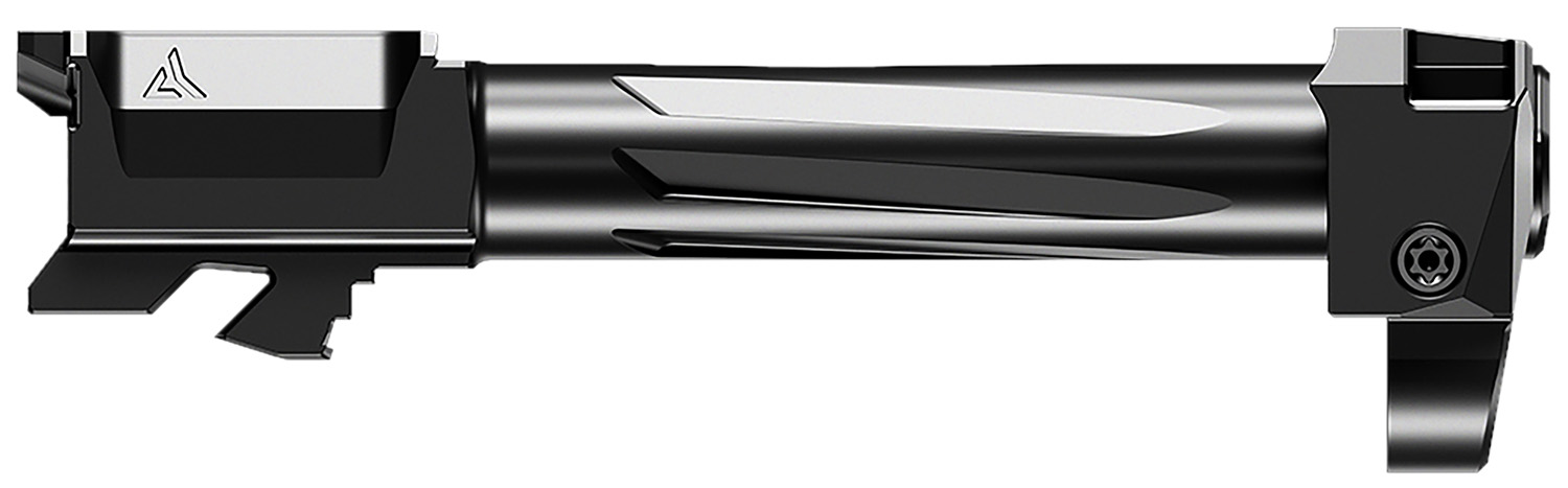 Radian Weapons G19G5ILRN Ramjet + Afterburner Combo  9mm Luger, Compatible w/Glock 19 Gen5, Black Stainless Steel Fluted Barrel