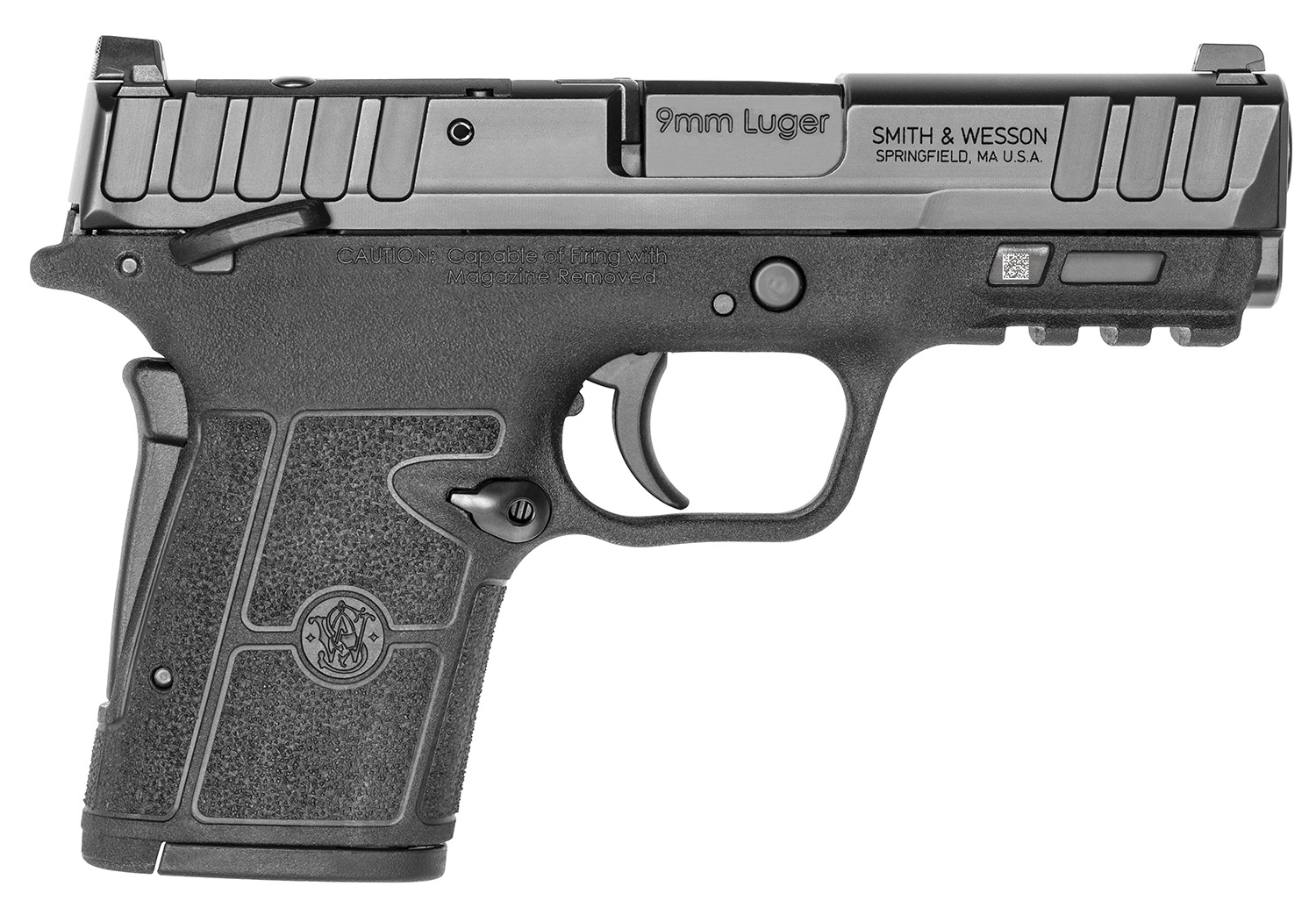 Smith & Wesson 13591 Equalizer  9mm Luger 15+1 3.68" Black Armornite Stainless Steel Barrel & Optic Ready/Serrated Steel Slide, Black Polymer Frame w/Picatinny Rail, Black Textured Polymer Grips
