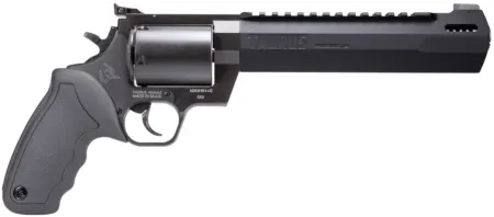 Taurus 2500081RH Raging Hunter  Large Frame 500 S&W Mag 5rd 8.38" Black Ported/Target Crown Barrel, Matte Black Oxide Cylinder, Black Steel Frame Black Rubber Grip