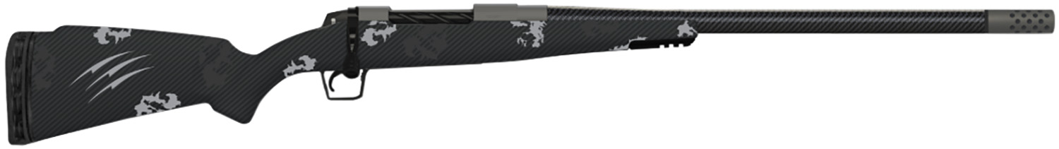 Fierce Firearms TROG308WIN22GP CT Rogue  308 Win 4+1 22" Carbon Fiber Barrel, Glacier Cerakote Titanium Rec, Phantom Camo Rogue Stock