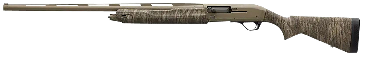 Winchester Repeating Arms 511311291 SX4 Hybrid Hunter 12 Gauge 3.5" 4+1 2.75" 26", FDE Cerakote Barrel/Rec, Mossy Oak Bottomland Furniture, TruGlo Fiber Optic Sight Left Hand
