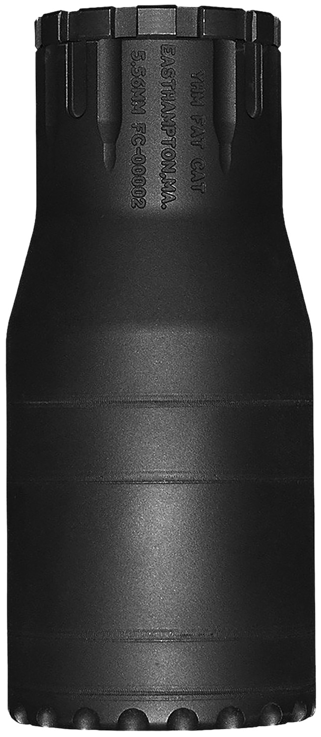 Yankee Hill 2200MB28 Fat Cat  (Standard End Cap) 22 Cal (5.56mm) Black Stainless Steel/Inconel, Mini sRx Mount Included