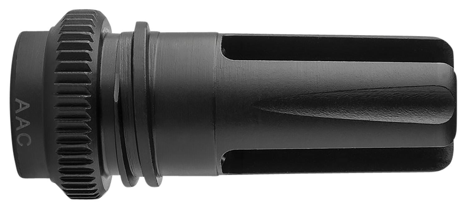 ADVANCED ARMAMENT COMPANY 64141 Blackout Flash Hider  22 Cal (6.56mm) 1/2"-28 tpi, Black Steel, for AAC 51T Suppressors