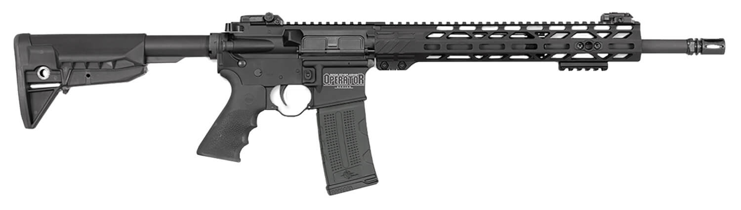 Rock River Arms OP1510 LAR-15M Operator DMR 5.56x45mm NATO 30+1 16", Black, BCM SOPMOD Stock, 13" M-Lok Handguard, Hogue Beavertail Grip, Magpul MBUS Pro Sights, OEM Match Trigger