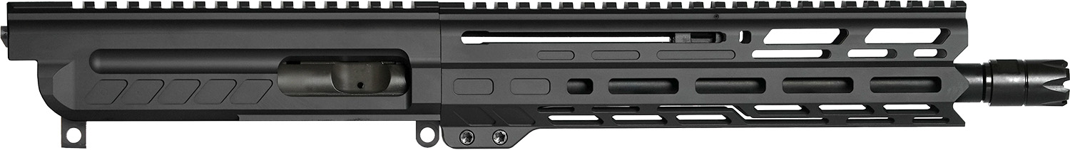 CMMG 99B80E4AB Dissent  9mm Luger 10.50", Left Side Charging Handle, Armor Black, Zeroed Linear Comp, 9.60" M-LOK Handguard, Picatinny End Plate, Fits AR-Platform