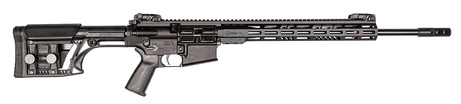ArmaLite  AR-10 Tactical 6.5 Creedmoor 20+1 22", Black, Muzzle Brake, 15" M-LOK Handgaurd, Luth-AR MBA-1 Stock, Magpul MOE+ Grip & MBUS Sights