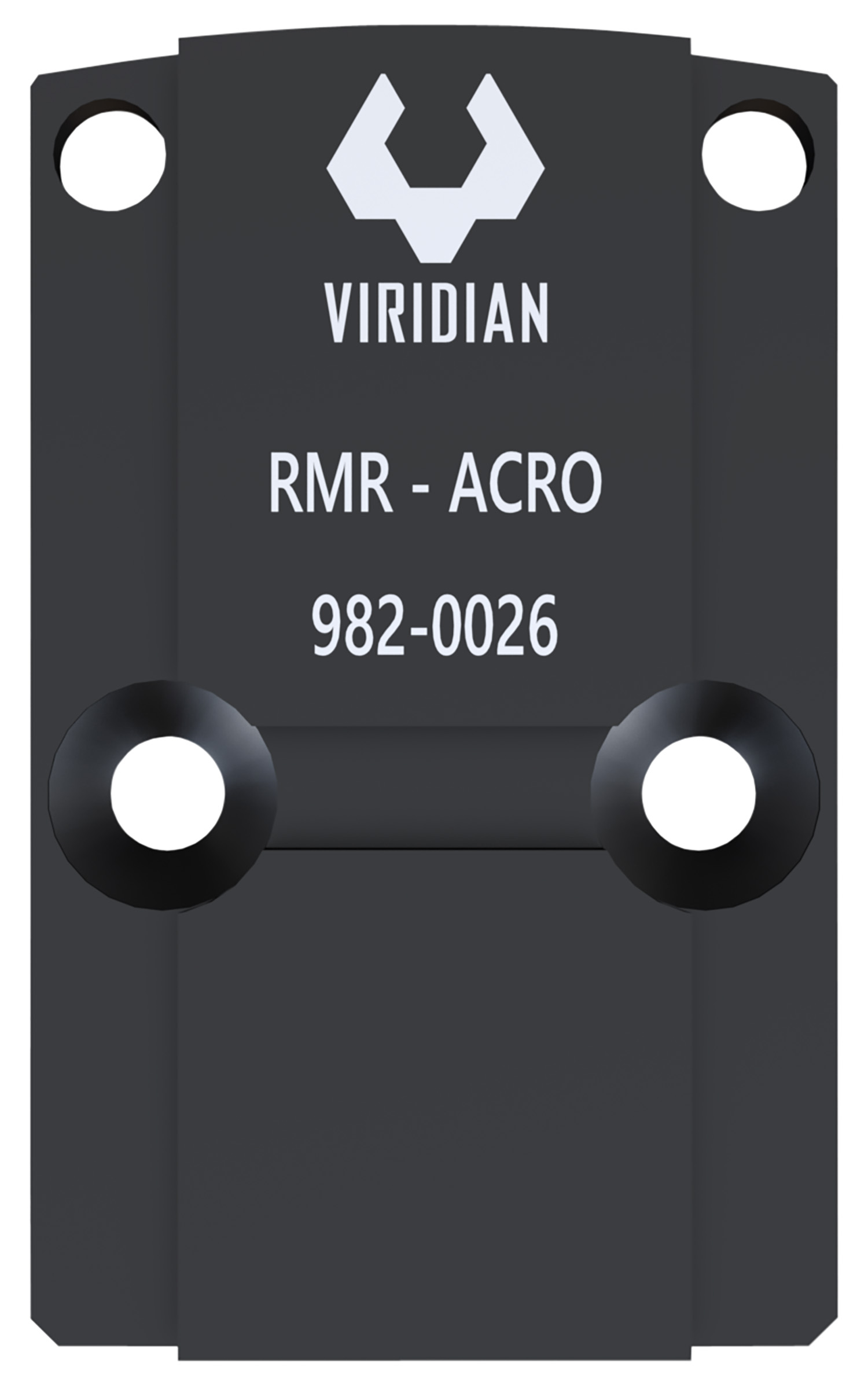 Viridian 9820026 RFX45 RMR Mounting Adapter  Black Anodized