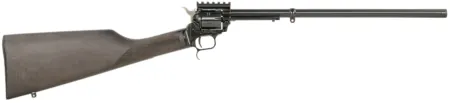 Heritage Mfg BR226B16-PIC Rough Rider Tactical Rancher 22 LR 6rd 16.12", Black Oxide Barrel/Rec, Black Stained Walnut Stock, Optics Mount, Includes Sling