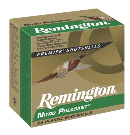 Remington Ammunition 28636 Nitro Pheasant  12Gauge 2.75" 1 3/8oz 6Shot 25 Per Box/10 Case
