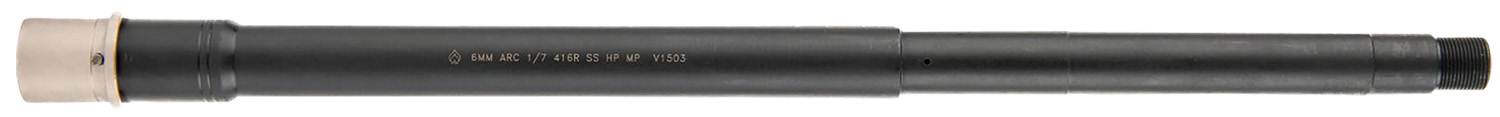 Ballistic Advantage BABL6MM001PQ Premium Series  6mm ARC 16" Threaded SPR Profile, Midlength with Low Pro Gas Block, Black QPQ 4150 Chrome Moly Vanadium Steel, Fits AR-15