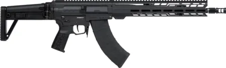CMMG 86A7F0BAB Dissent MK47 7.62x39mm 30+1 (2) 14.30" P&W, Black Armor, Side Charging Handle Rec, 13.50" M-Lok Handguard, Side Folding Stock, Zeroed Grip, SVD Brake, 60/90 Ambi Safety, Adj. Gas Block