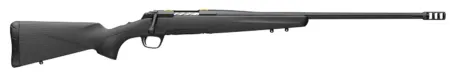 Browning 035602297 X-Bolt Pro Full Size 300 PRC 3+1 26" Matte Blued Fluted Sporter SR Barrel, Blued Drilled & Tapped/X-Lock Mount Steel Receiver, Black Fixed Synthetic Stock