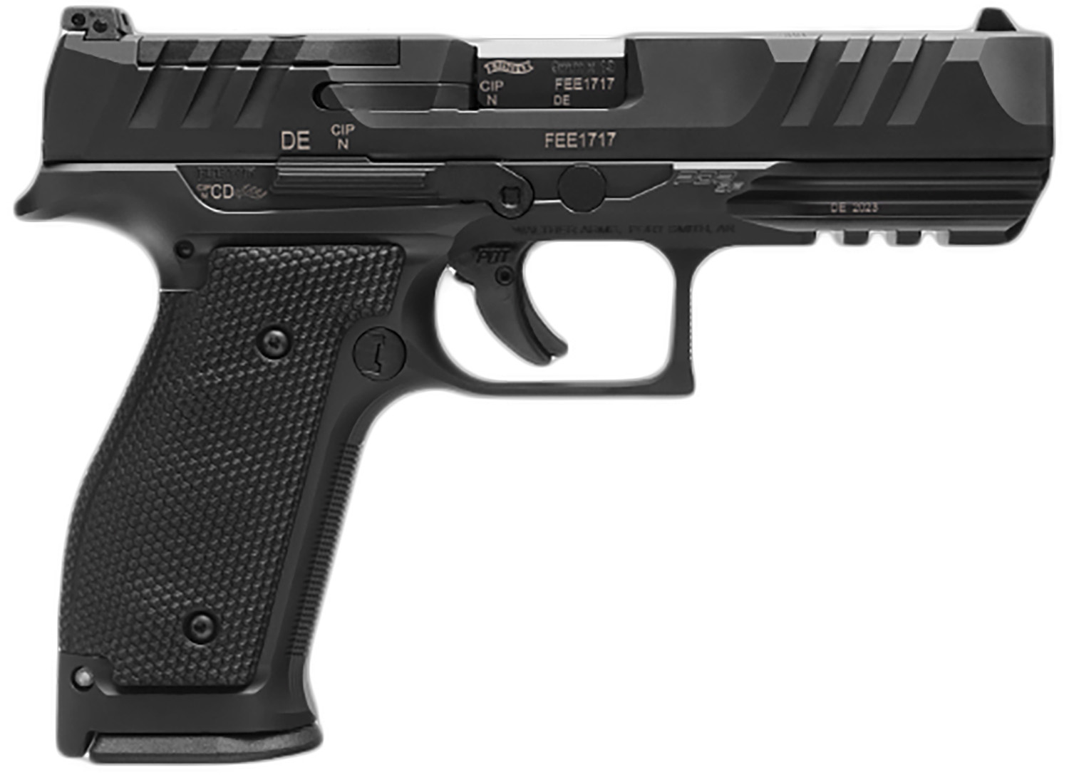 Walther Arms 2872285 PDP SF Full Size Frame 9mm Luger 18+1 4.50"
