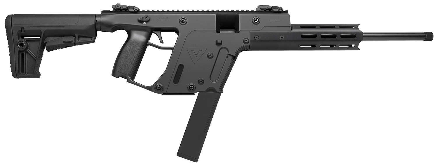Kriss USA KV22CBL03 Vector CRB G2 Full Size 22 LR 30+1 16" Black Nitride Threaded Barrel, Black 1:10" Aluminum Receiver, M-LOK Handguards, Black Synthetic 6 Position Stock