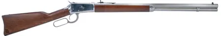 Heritage Mfg H9204524F9 92 Ranch Hand 45 Colt (Long Colt) 12rd 24" Stainless Polished Octagon Barrel, Polished Stainless Steel Receiver, Fixed Hardwood Stock