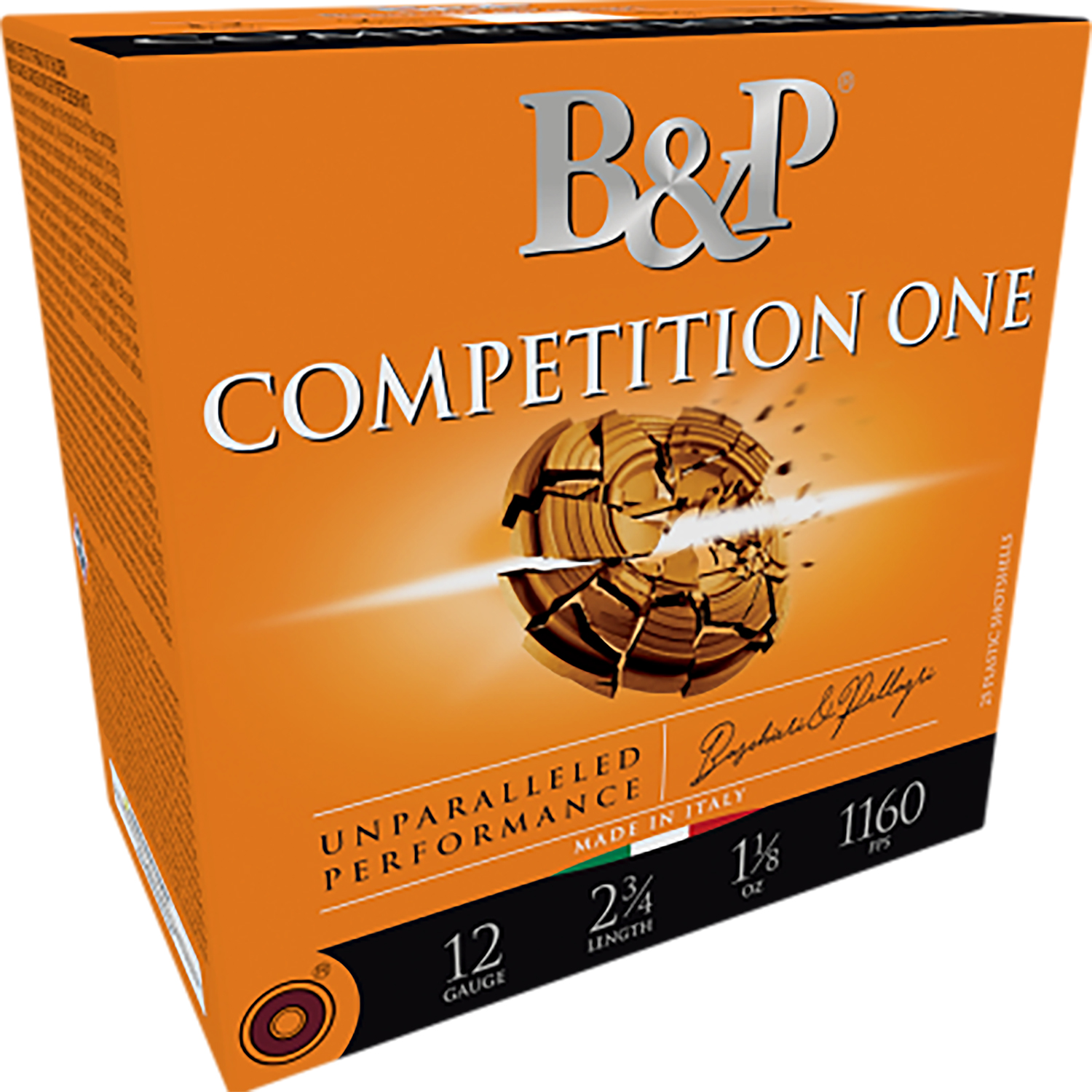 B&p Ammunition 410BCP75 Competition One  410Gauge 2.50" 1/2oz 7.5Shot 25 Per Box/10 Case