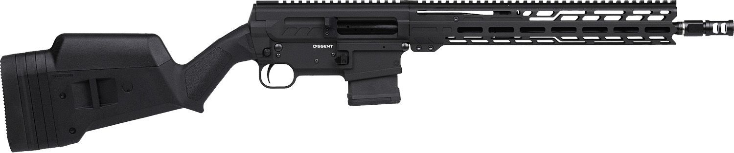 CMMG 30A5C0FAB Dissent BR4 *CA Compliant 300 Blackout 10+1 14.50" Black Nitride Threaded Barrel, Black Armor Cerakote Picatinny Rail Aluminum Receiver, Magpul SGA Black Synthetic Stock