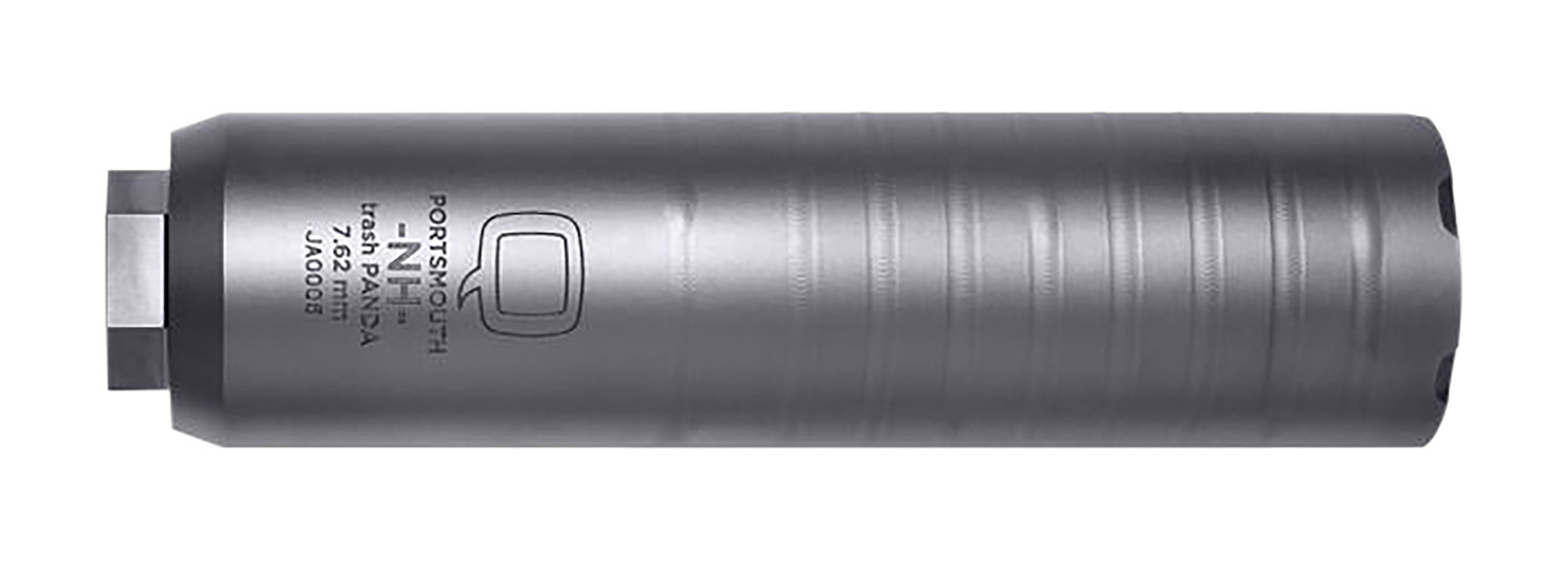 Q LLC SILTPQUICKIE762 Trash Panda  7.62mm 1.75" Blasted Titanium Quickie Fast Attached