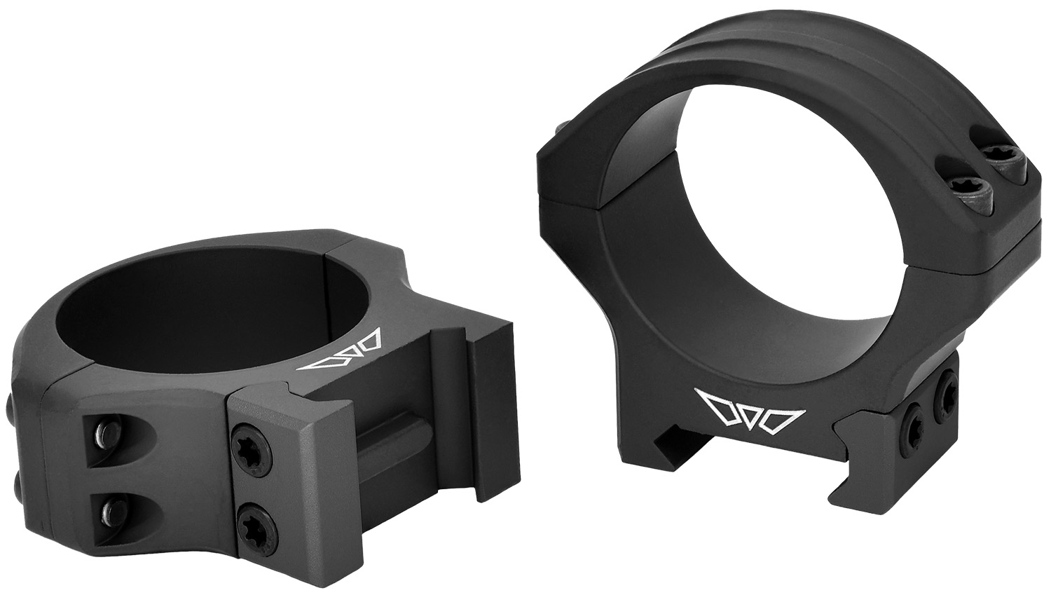 Warne 8520M HyperLite  Matte Black MagnaFusion Alloy 34mm Tube Low Maxima/Weaver/Picatinny