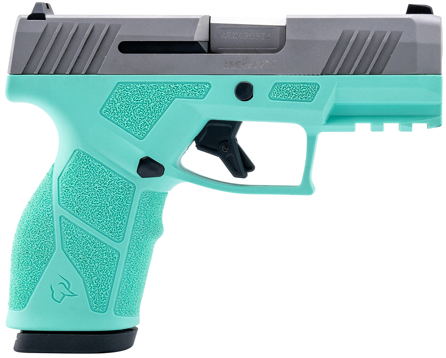Taurus 1-GX2939C GX2  9mm 13+1 3.37" Matte Stainless Steel Barrel, Matte Serrated Stainless Steel Slide, Cyan Polymer Frame w/Picatinny Rail, Polymer Grip