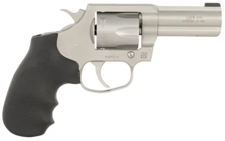 Colt Mfg KCOBRASM3BB King Cobra  Small 357 Mag 6 Shot 3" Matte Stainless Steel Barrel, Cylinder Frame, Black Hogue Overmolded Grips, Exposed Hammer