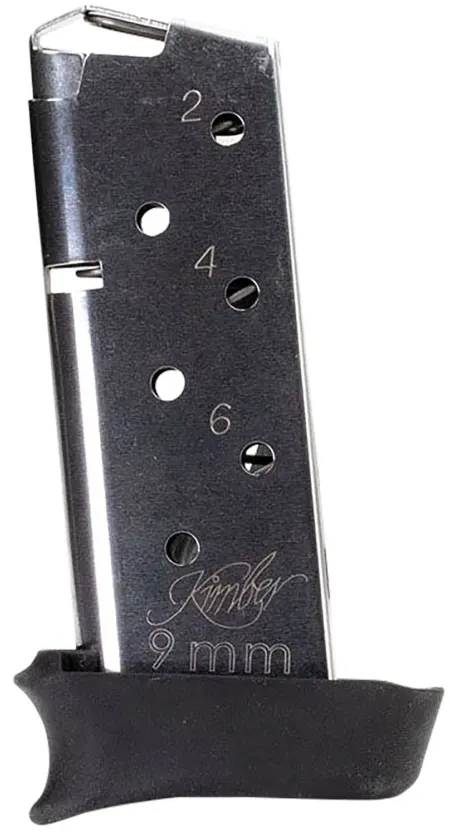 Kimber Mfg, Inc 4000905 Micro 9 w/ Hogue Grip Extender 7rd Extended 9mm Luger Stainless