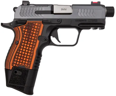 Kimber Mfg.,inc 3600004 CDS9  9mm 15rd 3.64" Black KimPro II Optic Ready Stainless Steel Slide Gray KimPro II G10 Grip