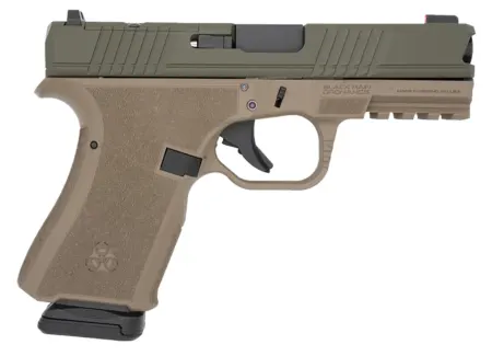 Black Rain Ordnance FL9MMFDEOD   Compact Frame 9mm 15+1 4" Stainless Steel Slide