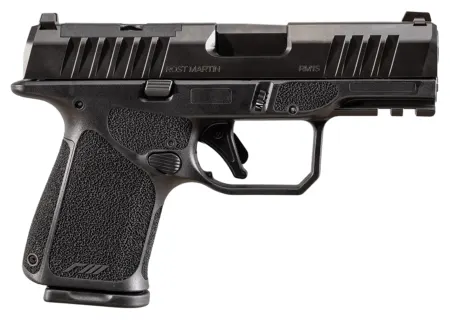 Rost Martin RM1SBLKOSP RM1C  Sub-Compact Frame 9mm Luger 15+1 3.60" Black Match Grade Barrel, Black Tenifer Optic Ready/Serrated Steel Slide, Black Polymer Frame w/Picatinny Rail, Textured Grip